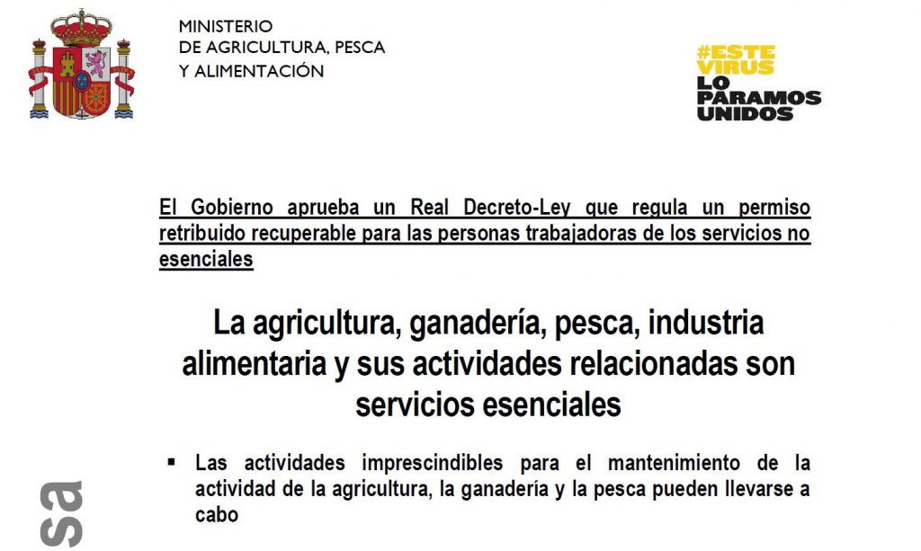 Imagen REAL DECRETO LEY PUBLICADO EL DOMINGO 29 DE MARZO