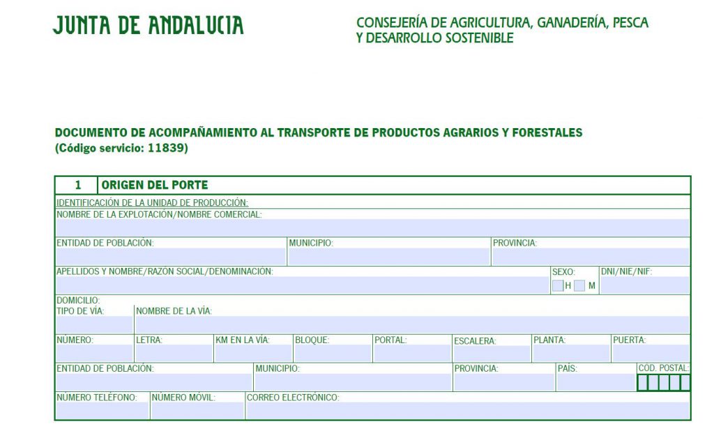 Imagen OBLIGATORIO EL DOCUMENTO DE ACOMPAÑAMIENTO AL TRANSPORTE (DAT)