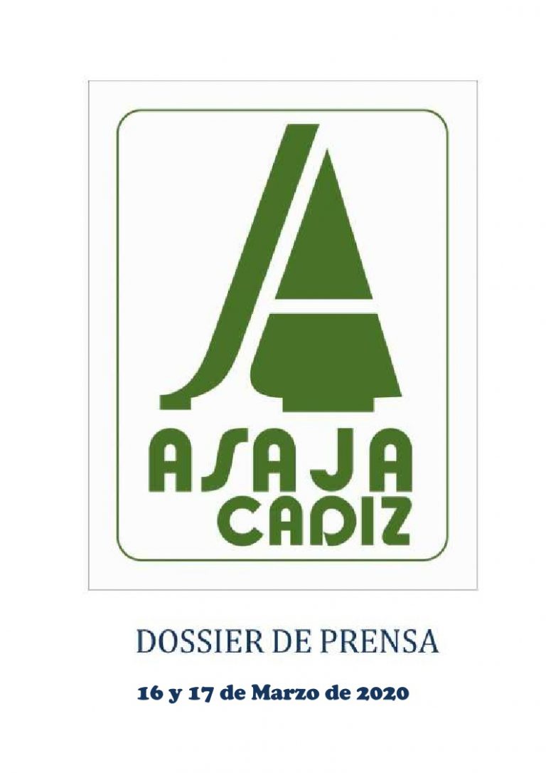 Dossier de prensa asociados dias 16 y 17 de Marzo