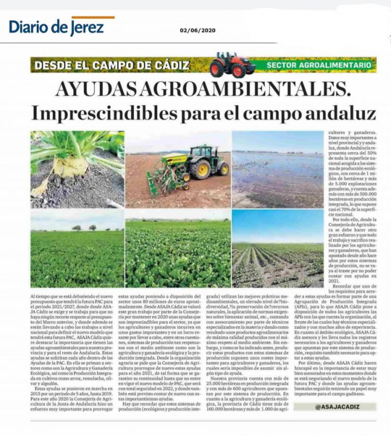 Ayudas Agroambientales, imprescindibles para el campo andaluz