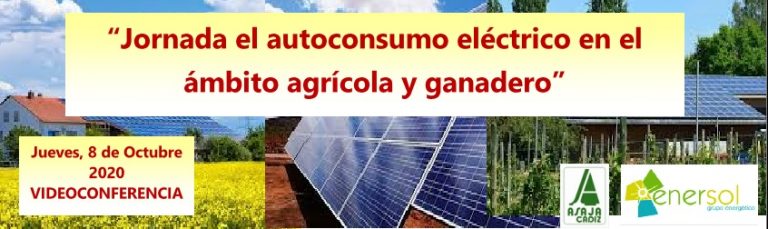 Jornada el autoconsumo eléctrico en el ámbito agrícola y ganadero