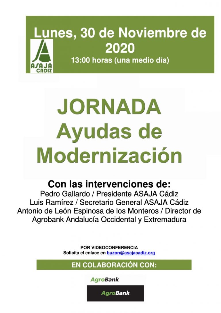 Jornada Ayudas de Modernización