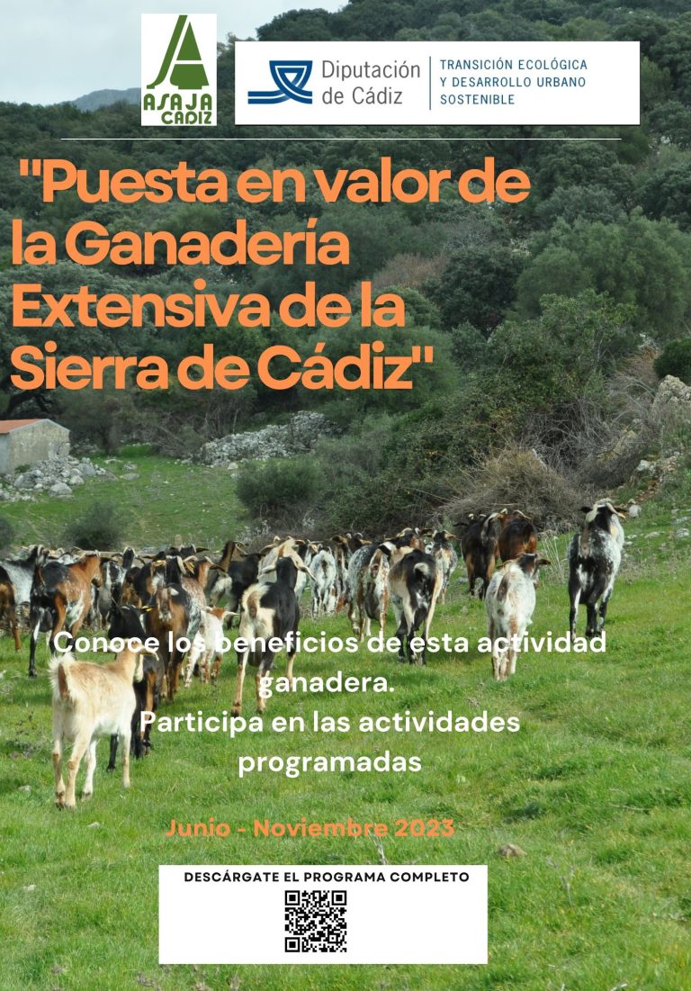 ASAJA CÁDIZ LLEVA A CABO UN PROYECTO PARA PONER EN VALOR LA GANADERÍA EXTENISVA DE LA SIERRA DE CÁDIZ, PARA FOMENTAR EL ARRAIGO GANADERO DE LA OVEJA MERINA Y LA CABRA PAYOYA, AUTÓCTONAS DE LA ZONA